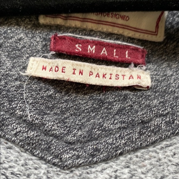 Fat Face Heather Gray Hoodie, Size S - Picture 3 of 4